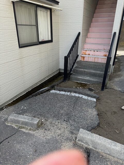 新潟市西区アパート現地調査