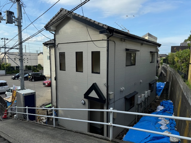新潟市西区アパート現場