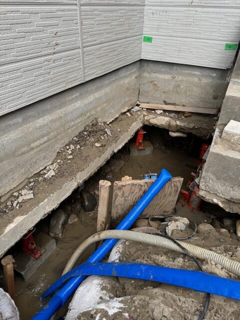 新潟市西区アパート現場