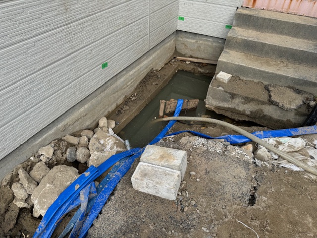 新潟市西区アパート現場