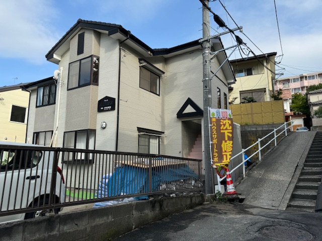 新潟市西区アパート現場